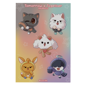 Plantilla de stickers Ppulbatu TXT