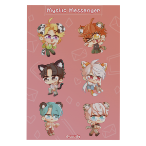 Plantilla de stickers Mystic Messenger