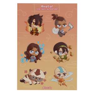 Plantilla de stickers Avatar